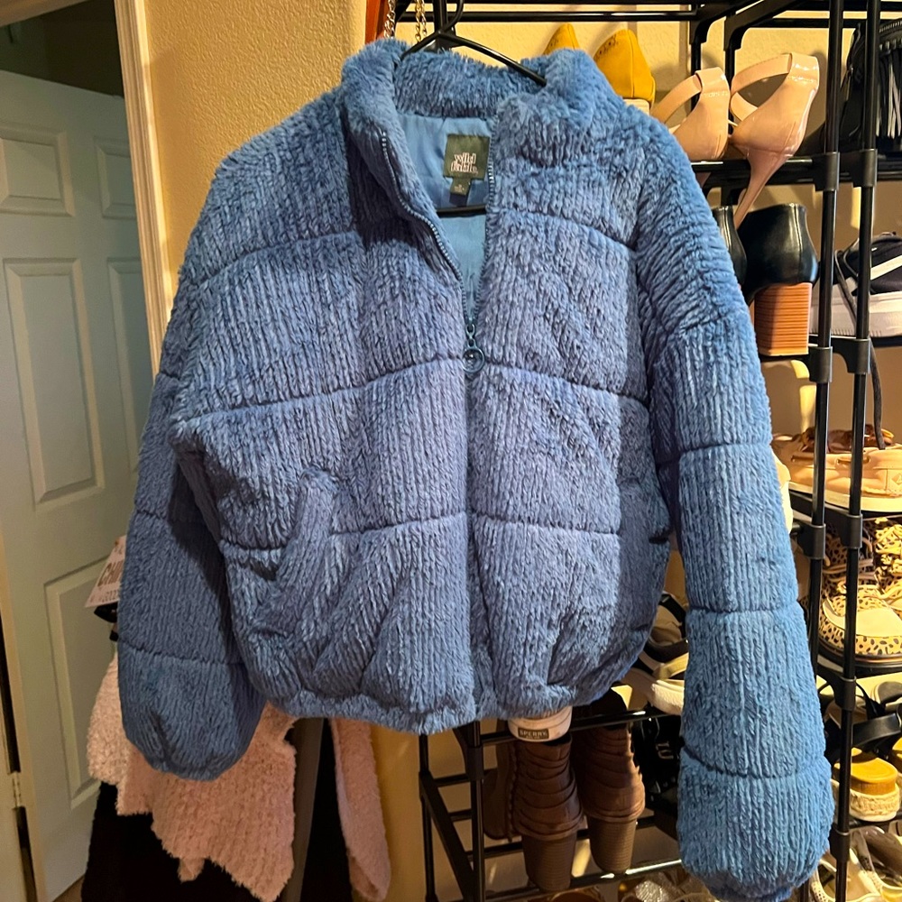Wild Fable Blue Puffer Jacket